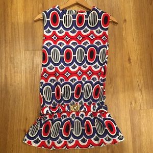 Miss Grant Sleeveless Belted Peplum Top